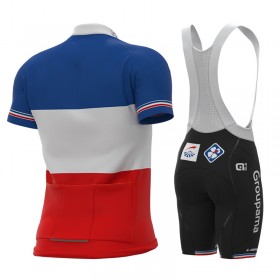 Combinaison Cycliste + Cuissard à Bretelles 2021 Groupama–FDJ N003